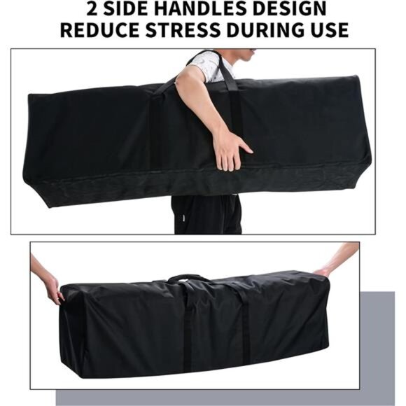 52 Inch Large Duffle Bag Travel Camping Sport Gear Storage Bag Lockable Zippers - Picture 3 of 8